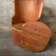 Scandinavian Swedish pine log stump chair "kubbstol" 1970s