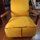 fauteuil bas vintage des années 1940