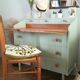 Commode vintage, bureau d'appoint