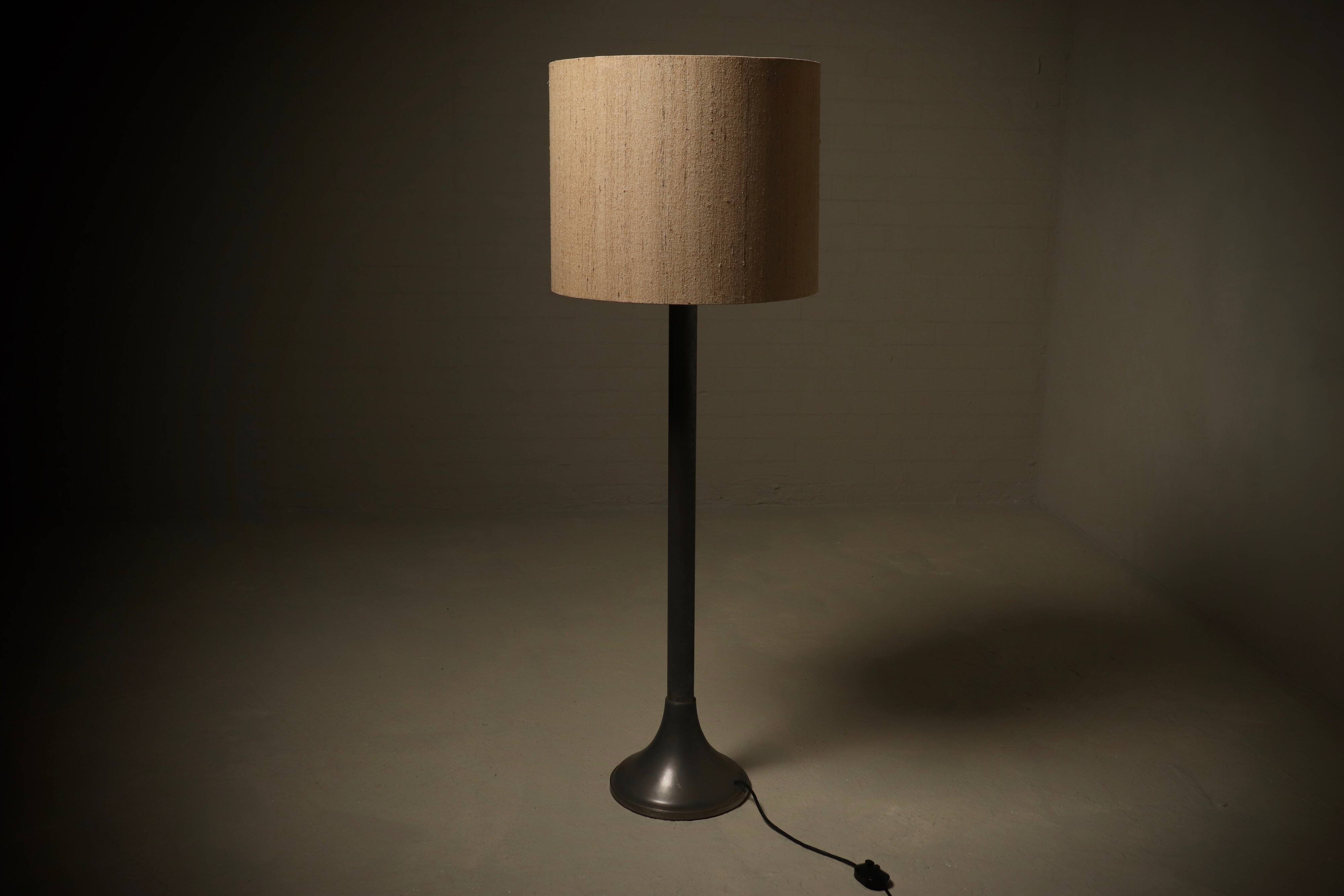 Rare Large Tin Floor Lamp by Harald Buchrucker 1960s