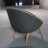 Fauteuil œuf  EGG années 50 style Jean Royere