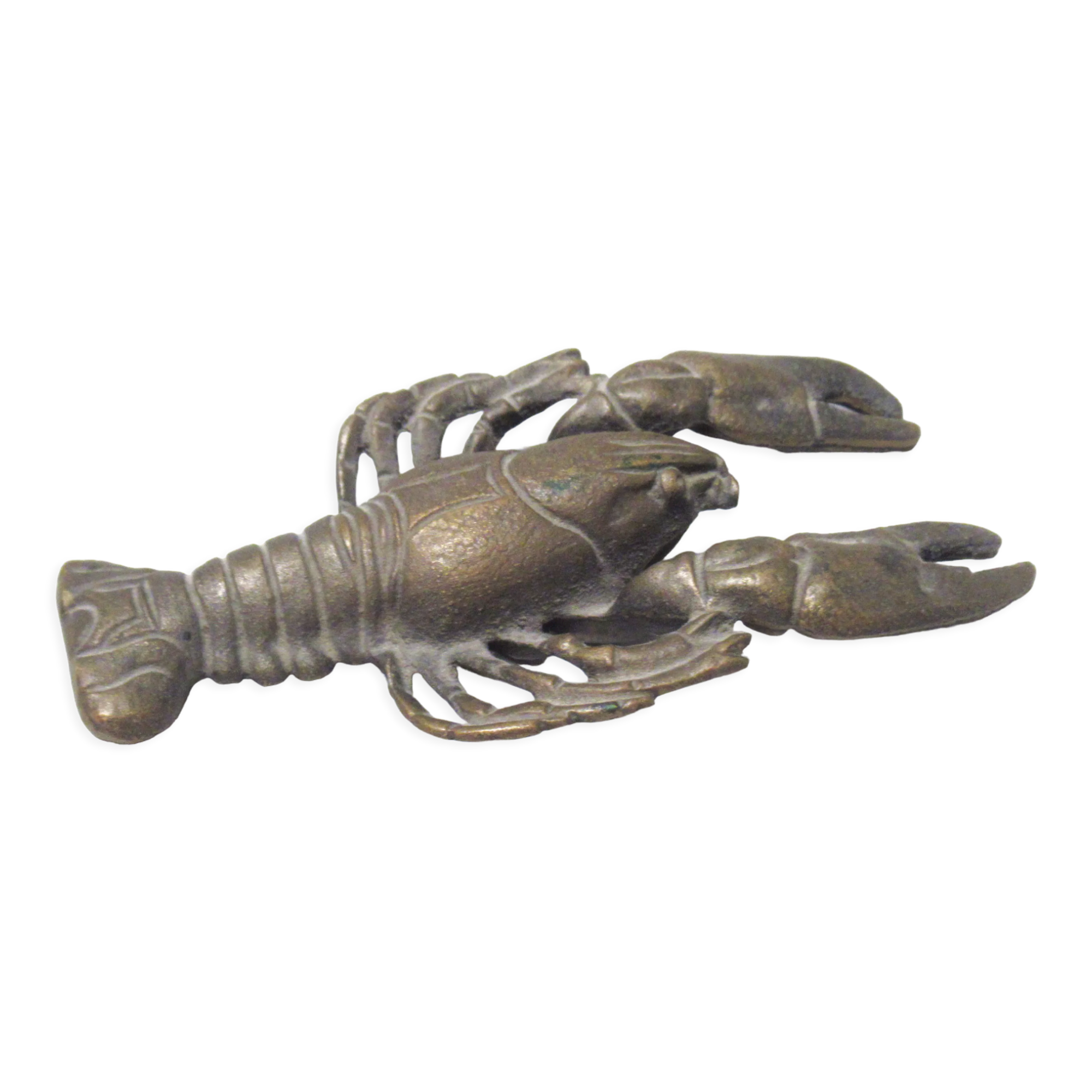 Sculpture screwweight in bronze