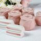 Lot de 6 bougeoirs et 6 portes couteaux