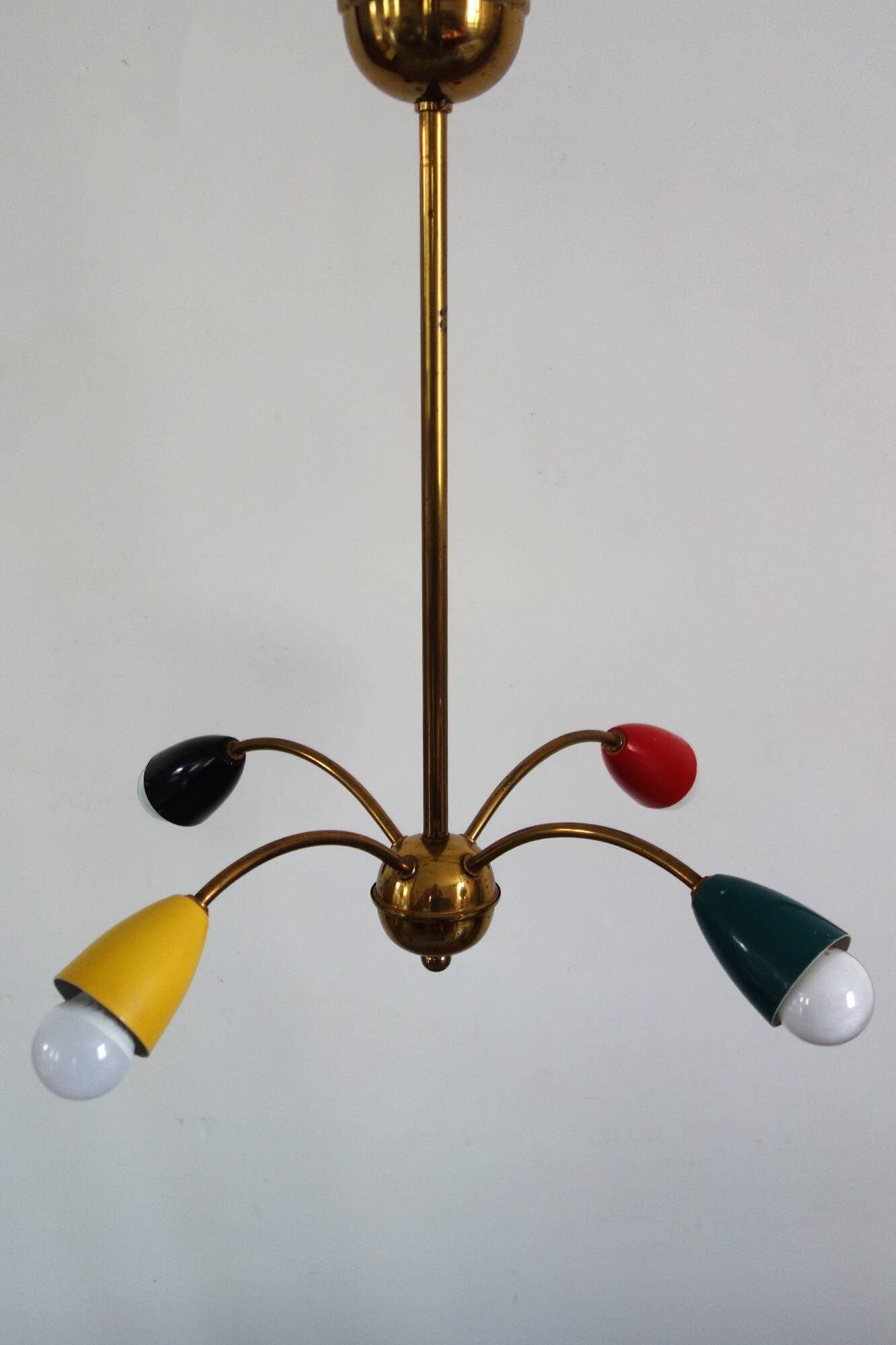 Lustre Spoutnik 4 branches années 60