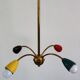 Lustre Spoutnik 4 branches années 60