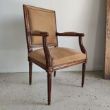 Louis XVI Jacob style armchair beige trim