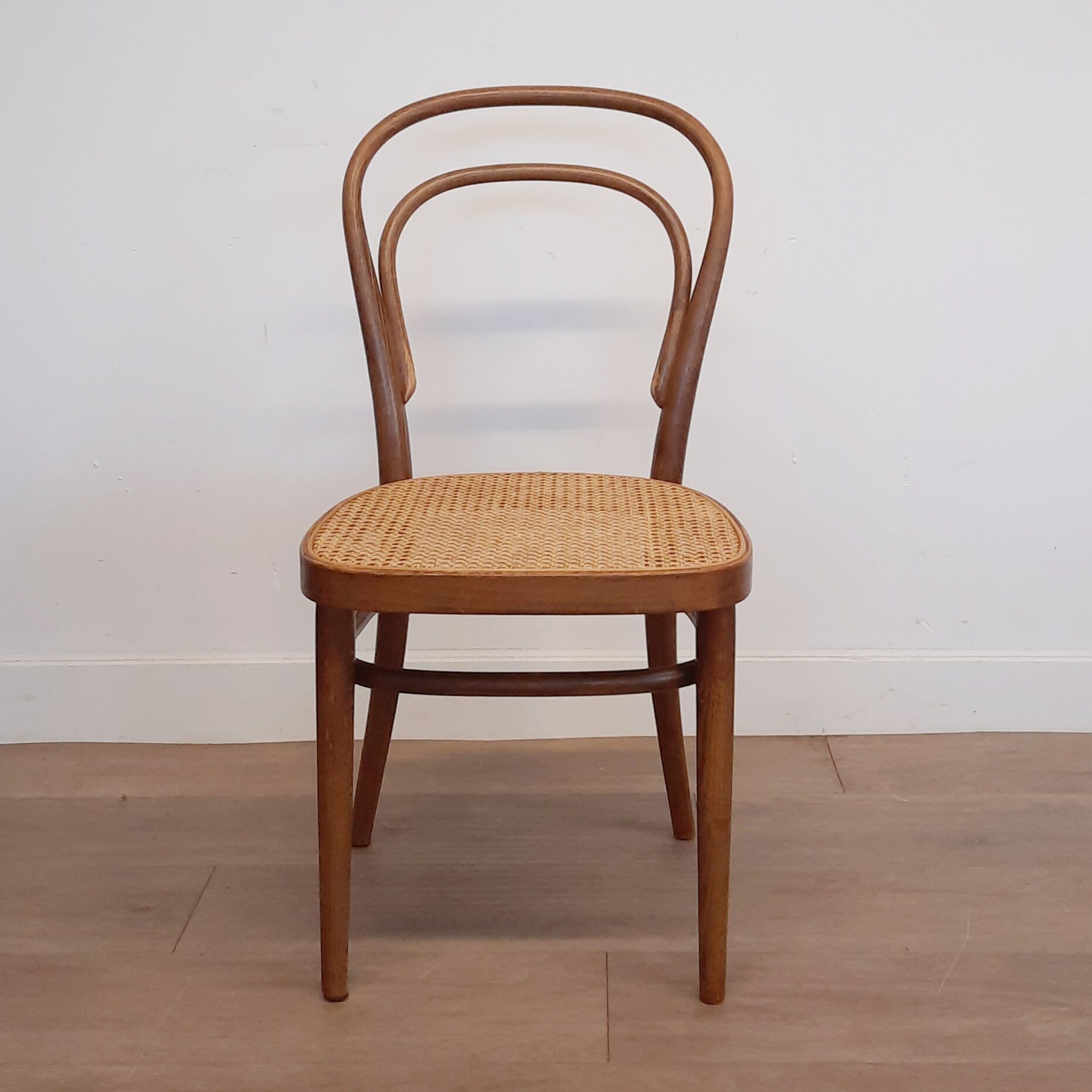 Set of 4 No. 214 R chairs by Michael Thonet for Thonet, 1970s