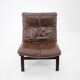 1970s Farstrup Leather Lounge Chair, Denmark