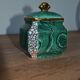 Winterling Germany malachite and gold candy box