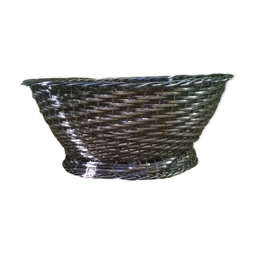 Silver metal trash