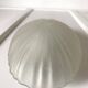 Vintage oval frosted glass ceiling light