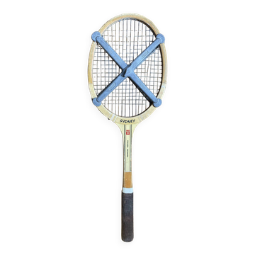 Old Tennis Racket SYDNEY Georges DENIAU Wood + DYNA Metaly Vintage