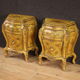 Pair of bedside tables in Venetian style from the 60s