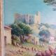 Tableau Huile sur panneau signé Robert Pichon paysage