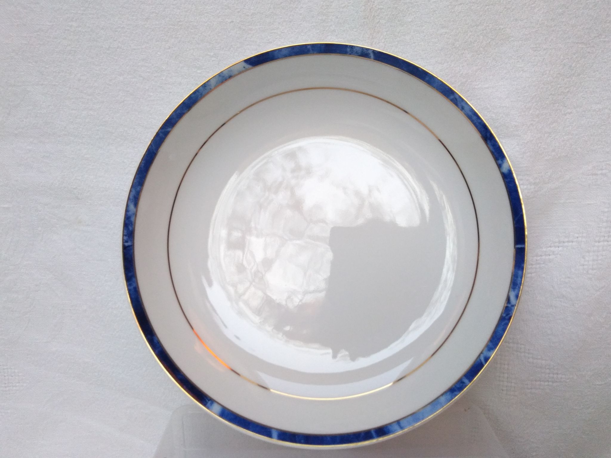 Service 12 hollow plates porcelain Vintage 80s/90s