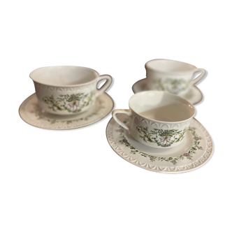 Cups and saucers Villeroy & Boch "Trianon"