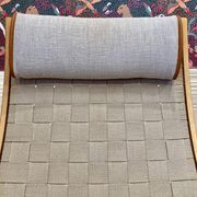 ARMCHAIR AND ITS OTTOMAN "SCANDINAVIAN DESIGN".