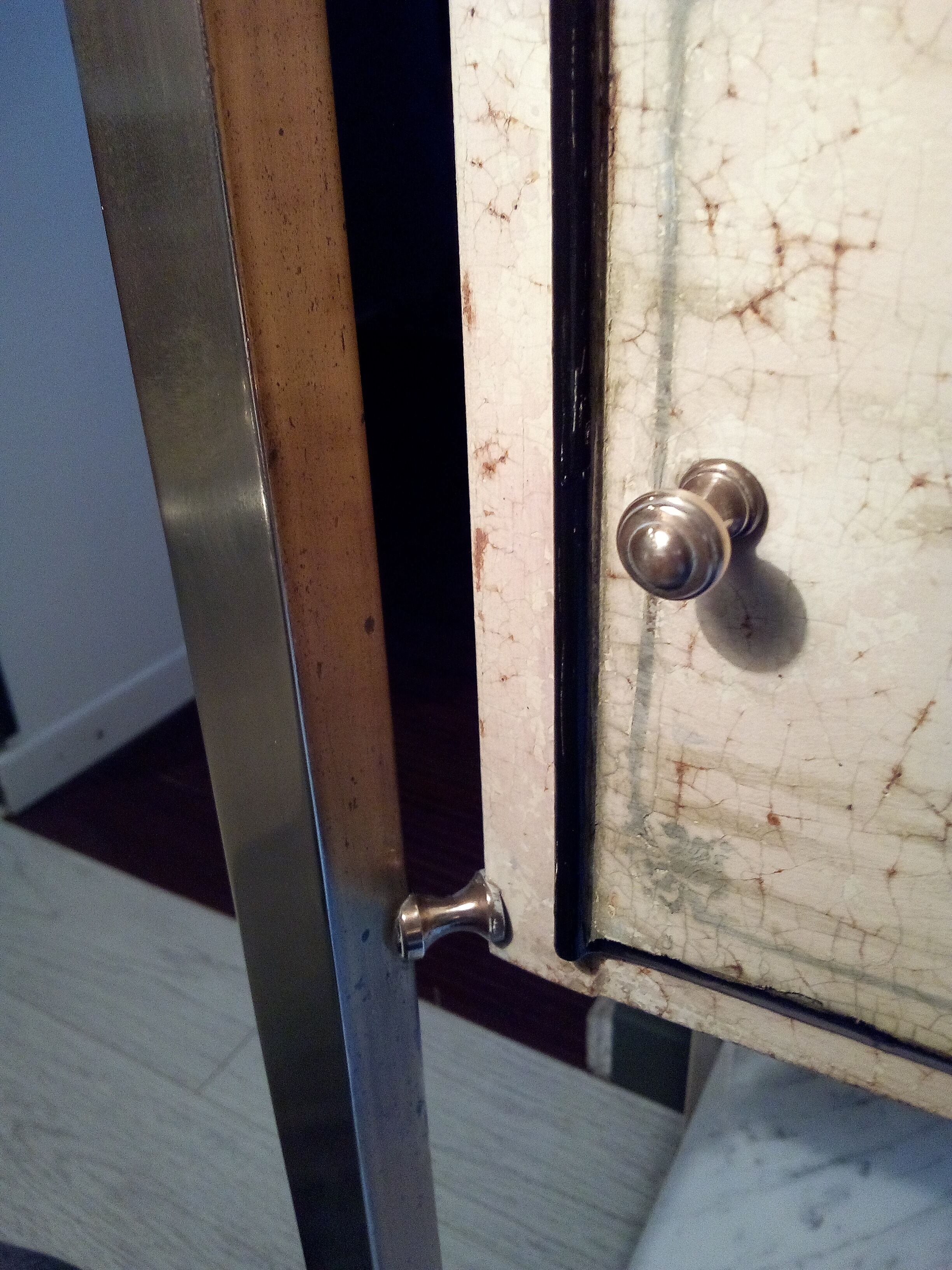 Table brass and marble, 30 years