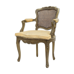 fauteuil canné de style