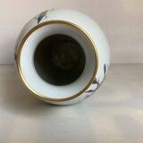 Large porcelain bird and flower vase