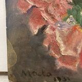 Vintage rose painting