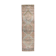 Faded brown & beige turkish runner rug 339x91cm