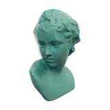 Buste en plâtre peint d'origine