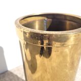 Umbrella stand in golden brass