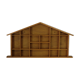 Maison casiers en bois étagère murale