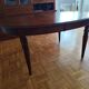 Oval extendable dining table in solid cherry wood - 1980