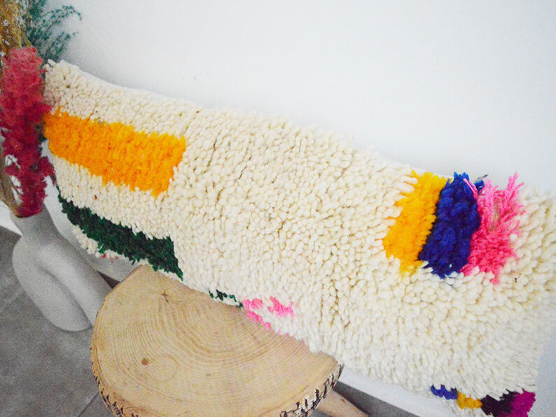 Moroccan carpet cushion cover