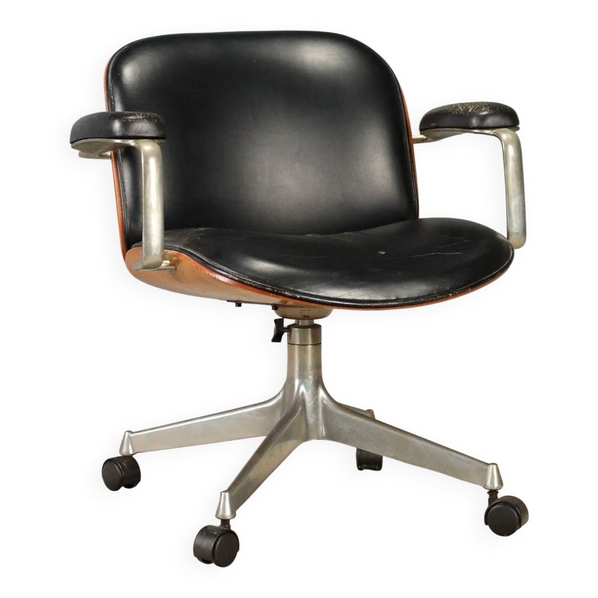 Fauteuil pivotant MIM années 1960