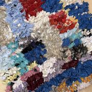 Tapis Boucherouite Berbère - 83 x 212