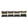 Lot de 4 housses de coussin kilim vintage 41x41 cm