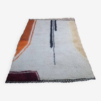 Handmade wool Berber rug 150 X 100 CM