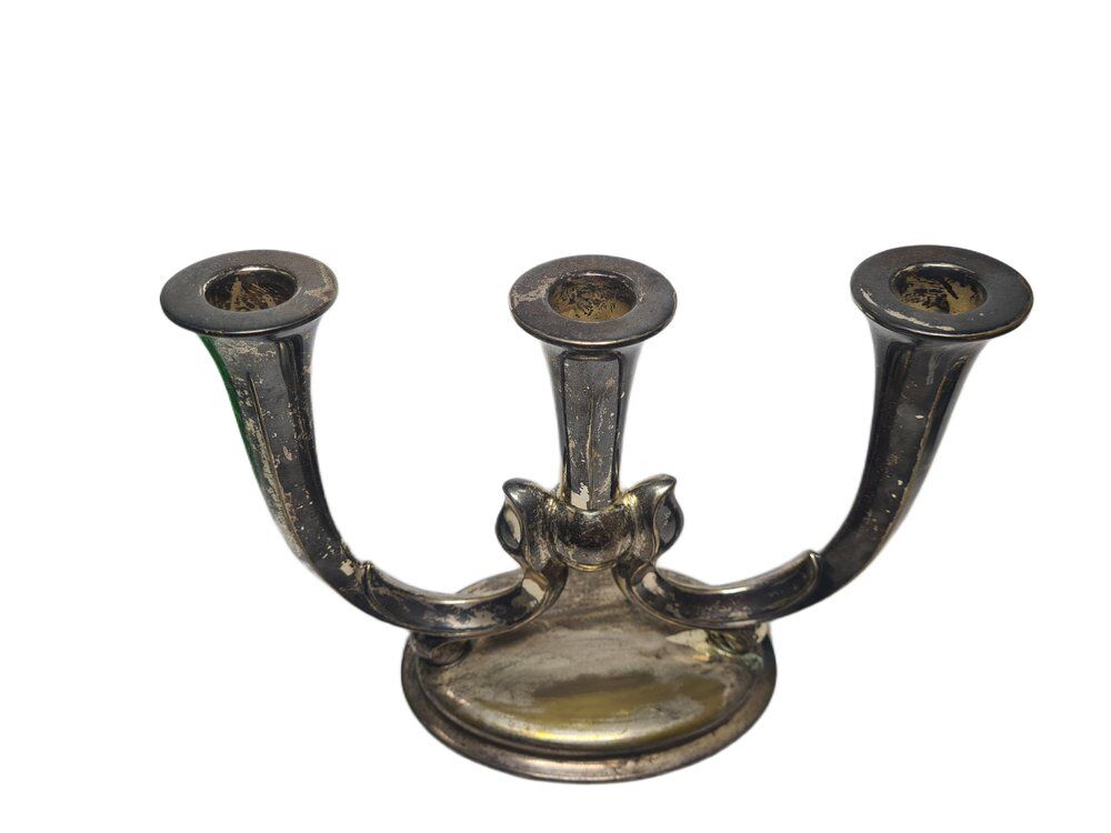 Art Deco three-armed candleholder, Germany, 1950s
