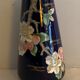 Art nouveau ceramic new cobalt vase by Villeroy and Boch