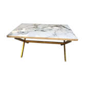 Table basse plateau marbre