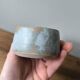 Tasse gres céramique artisanale émail bleu