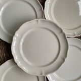 Set of 6 plates with white starter or dessert Manoir from Villeroy & Boch