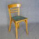 4 baumann chairs 1960 wooden bistro "linoleum"