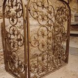 Decorative grille, wrought iron firewall 1940, 1950