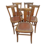 Five bistro chairs