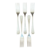 Set of 5 Christofle forks, "Tosca" model - Art Deco