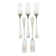 Lot de 5 fourchettes Christofle modèle "Tosca" - Art Déco