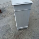 Parisian buffet old gray patina 2 doors 2 drawers