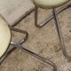 Pair of smoked plexiglass and chrome chairs from the 70s.