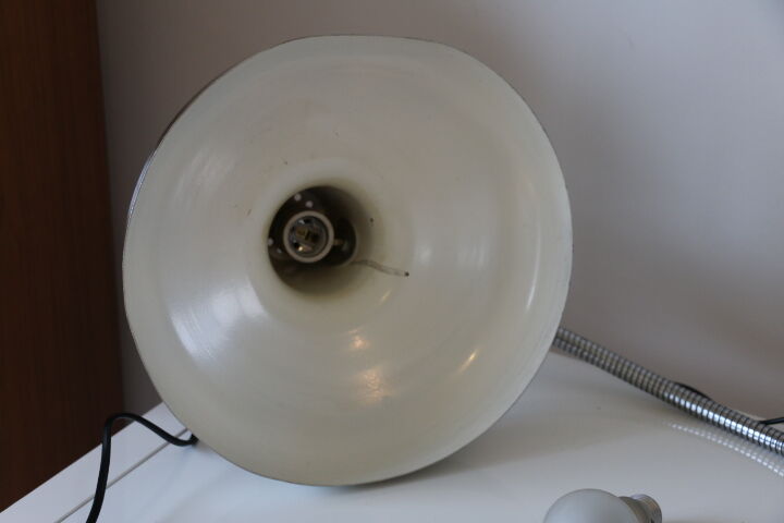 Table lamp XXL chrome steel 640mm