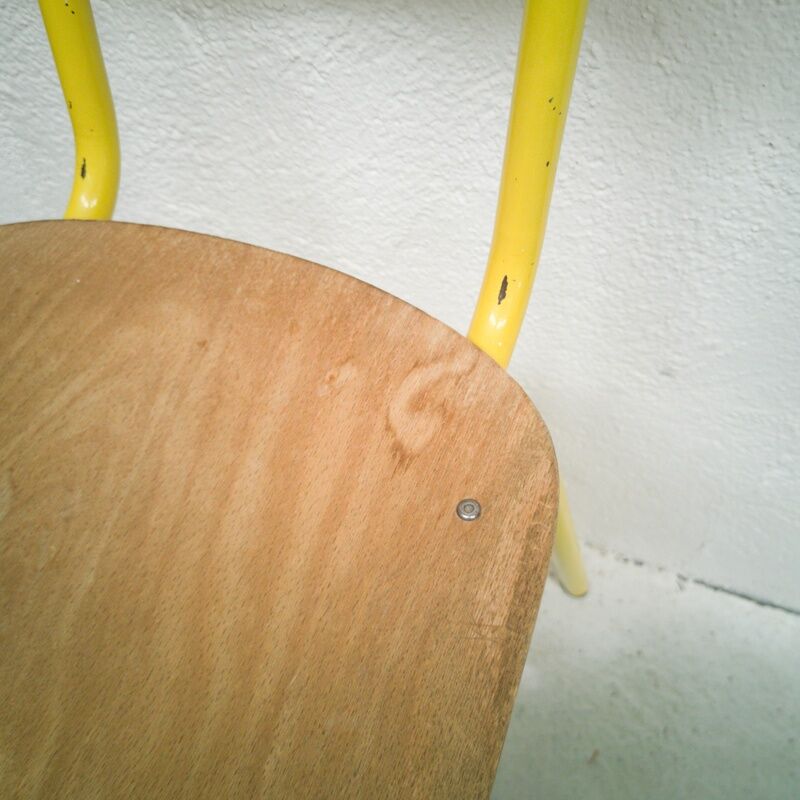 Yellow school chair