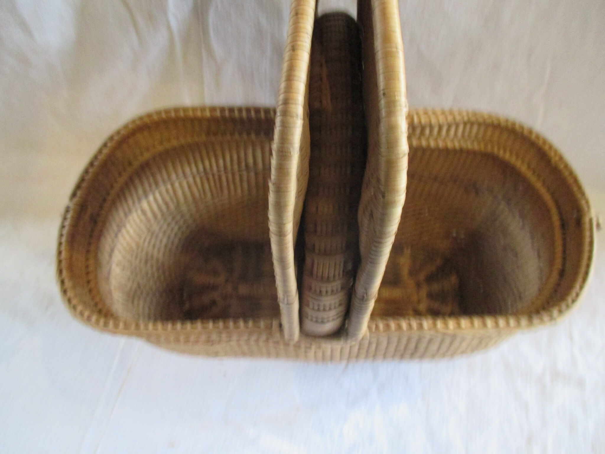 Basket wicker early 20th